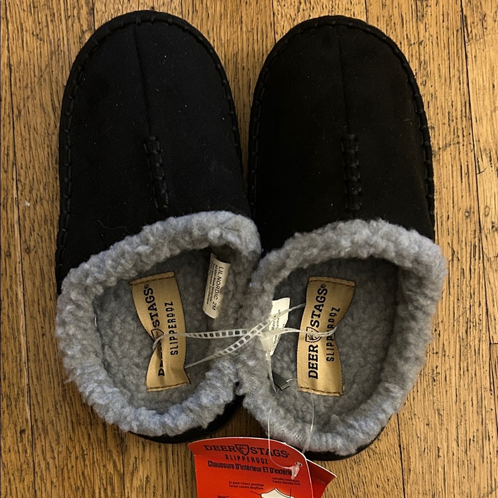 Deer Stags Lil Nordic Clog Slippers NWT